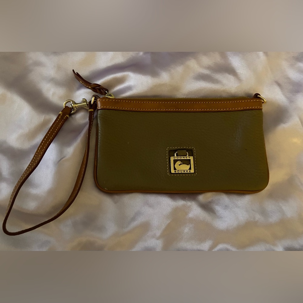 Dooney and Bourke Pebble Grain Leather Wristlet